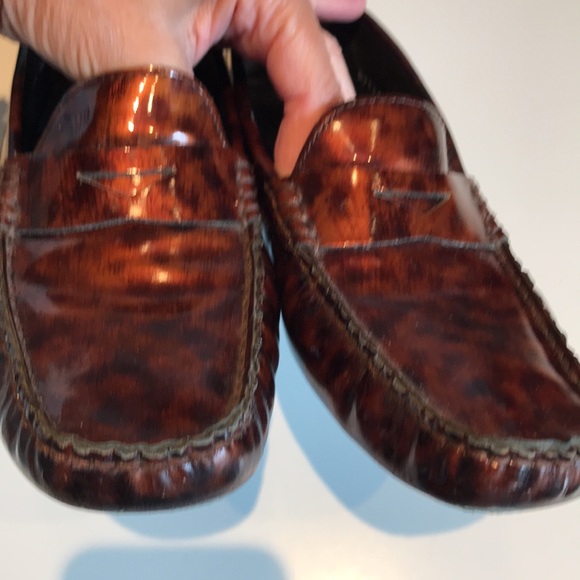 Cole Haan women’s brown patent leather penny loafers size 6.5 AA - Picture 9 of 15